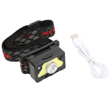 Wiederaufladbare Stirnlampe mit superheller LED, USB-aufladbare Stirnlampe mit weißem und rotem Licht, Bewegungssensor, wasserdicht, mehrere