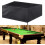 Protective cover for pool table, waterproof, dustproof, sun protection, black 1