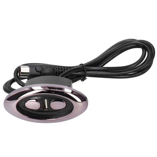 Commande de remplacement pour fauteuil inclinable électrique avec télécommande rechargeable USB, 2 boutons, 5 broches, compatible avec les 1