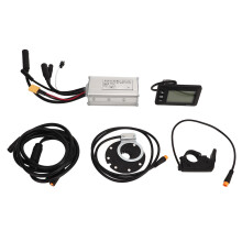 Controller per motore brushless con pannello LCD GD01, kit di conversione per bici elettrica impermeabile, tecnologia a onda sinusoidale ad alte