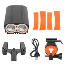 Wasserdichte, superhelle Fahrrad-LED-Fahrradlampe mit USB-C-Aufladung, hoher Lichtleistung, langer Laufzeit und mehreren Helligkeitsstufen für