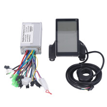 Aanpasbare controllerkit voor elektrische voertuigen, warmteafvoerende metalen behuizing met waterdicht M5LCD-display