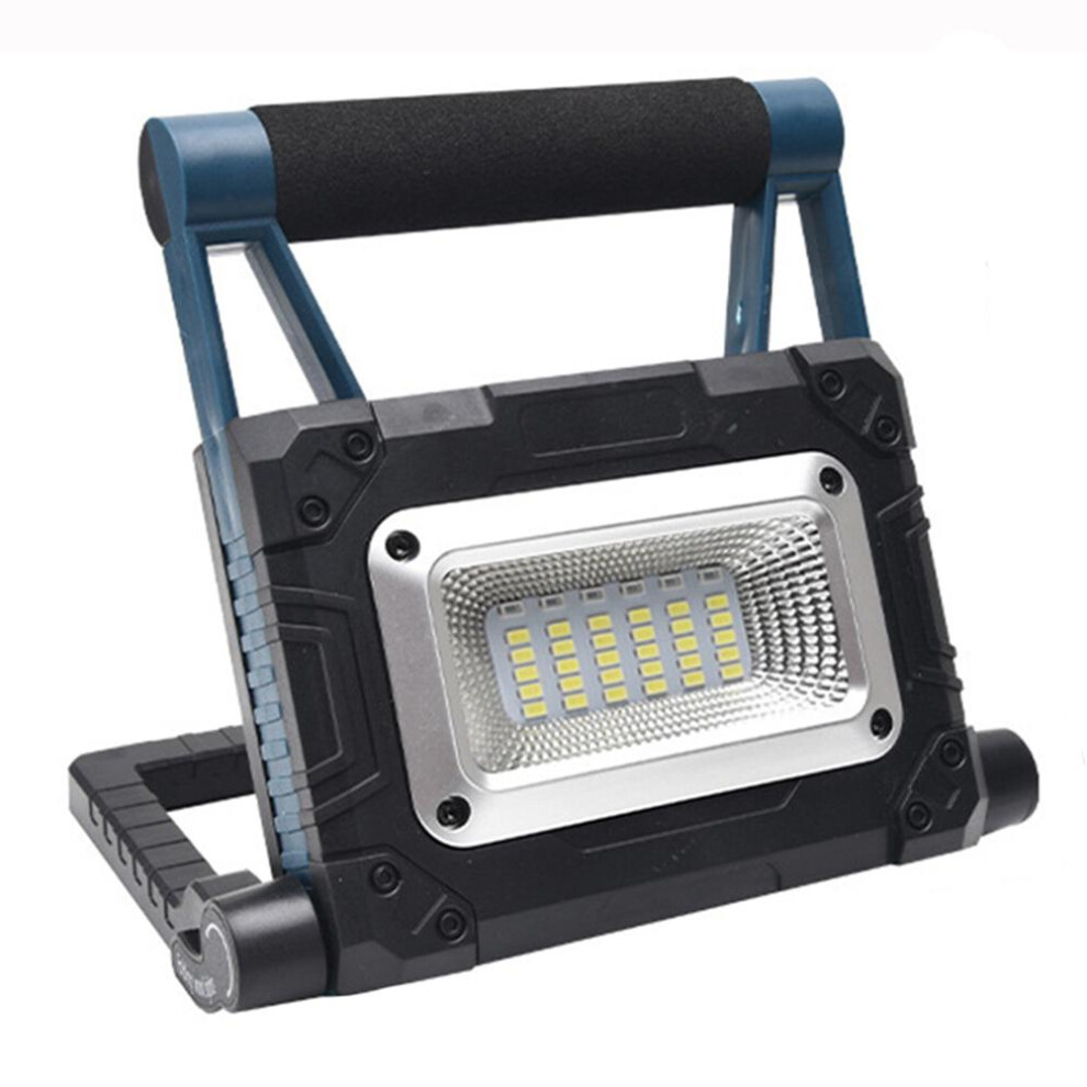 Rechargeable Work Light Ultra Bright Led Portable Flood Light With Solar Charging Multi Lighting Modes And 180 Degree Adjustable Bracket For Mechanics 9139052258303
