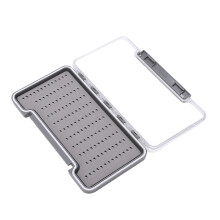 El compañero de pesca definitivo: caja para moscas transparente, delgada y magnética, impermeable, para pescadores que buscan resistencia,