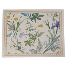 Elegante tappetino asciugapiatti con motivo floreale, impermeabile, resistente al calore, con trama intrecciata e microfibra assorbente, ideale per