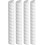 Practical tree bark protection, tube, functional tree trunk protection, spirals, reusable, 4 pieces white 3
