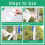 Practical tree bark protection, tube, functional tree trunk protection, spirals, reusable, 4 pieces white 4