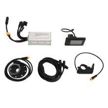 Controlador de motor sem escovas para conversão de bicicleta elétrica, controlador de onda senoidal com carcaça metálica, boa dissipação de