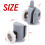 Συλλογή ανταλλακτικών πόρτας ντους, Γυάλινες συρόμενες πόρτες μπάνιου με ομαλή, 5