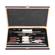 Kit universale per la pulizia di pistole, accessori per la pulizia di pistole di vari calibri, spazzole in bronzo per la canna, adattatore Jag in