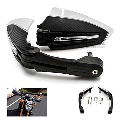 ChangM - Paar universelle Motorrad-Handschützer mit LED-Handschützern