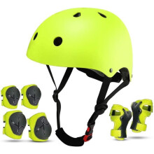 Kinderfahrradhelm – Sportschutzausrüstung – Verstellbar & Atmungsaktiv – 7 in 1