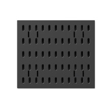 Practical Pegboard Hooks And Shelving Unit For Kitchen-Black 1