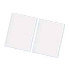 2pcs Portable Insert Page Photo Album Document Folder for-4