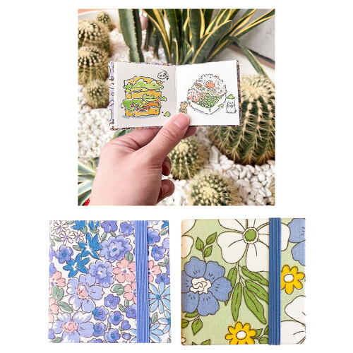 Travel Watercolor Journal 20 Sheets Small-Brushing Green 2
