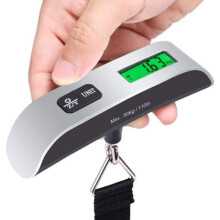 Gepäckwaage – Modell 145458 – Hintergrundbeleuchtetes LCD-Display – Tragbar – Stabile Beladung