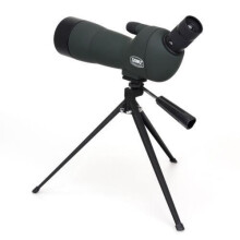 GOMU 20-60x60 Zoom-Monokular-Spektiv, 45-Winkel, wasserdicht, mit Vogelspiegel, inklusive Stativ, Tasche und Adapter
