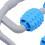 4 Wheels Foam Roller, Rolling Massager for Convenient Lightweight Muscle Relief, Blue 6