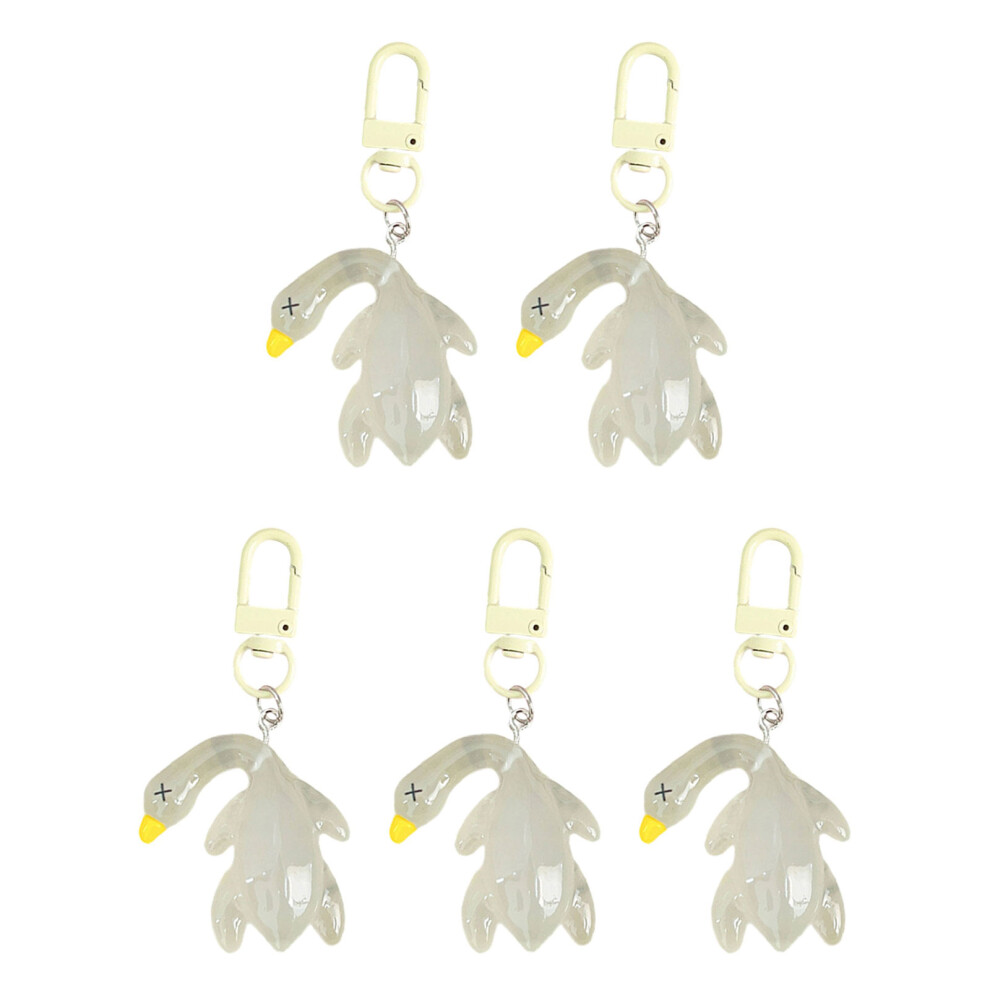 Glowing Duck Keyring Key Holder Glowing Duck Keychain For Men-2 7627000451767