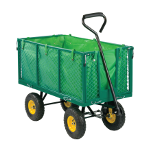 KCT Extra Large Foldable Garden Cart Utility Wagon Transport Trailer Heavy Duty Durable Outdoor Trolley with Handle Bag