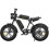 ENGWE ENGWE M20 - Bicicleta elétrica 20 polegadas - Autonomia 120 km - Bateria 48 V 26 Ah - Preto 1
