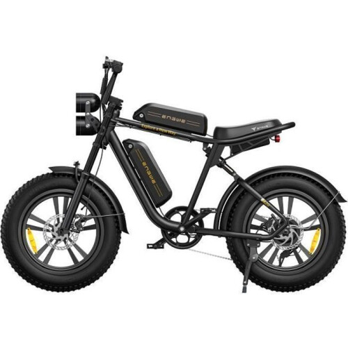 ENGWE ENGWE M20 - Bicicleta elétrica 20 polegadas - Autonomia 120 km - Bateria 48 V 26 Ah - Preto