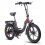 Bicicleta elétrica Fafrees F20 16AH 36V 80KM 250W quadro roda de alumínio de 20 polegadas 20" preta 1