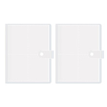 2x draagbare invoegpagina bestandsopbergtas album 160/84/80-5