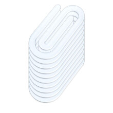 20 Pcs DIY Acrylic Paper Clips Blank Bookmarks Large-B