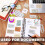 20 Pcs DIY Acrylic Paper Clips Blank Bookmarks Large-B 5