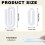 20 Pcs DIY Acrylic Paper Clips Blank Bookmarks Large-B 4