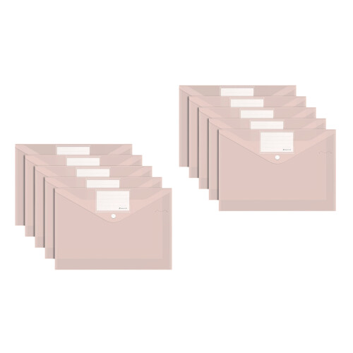 10 pièces organisateur de documents clair A4-Poudre de mousse