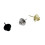 30Pieces I Shape Metal Push Pins Cork Notice Board-silver 5