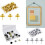 30Pieces I Shape Metal Push Pins Cork Notice Board-silver 3