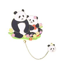 Marque-page Panda en métal, marque-pages créatifs pour livres,-3