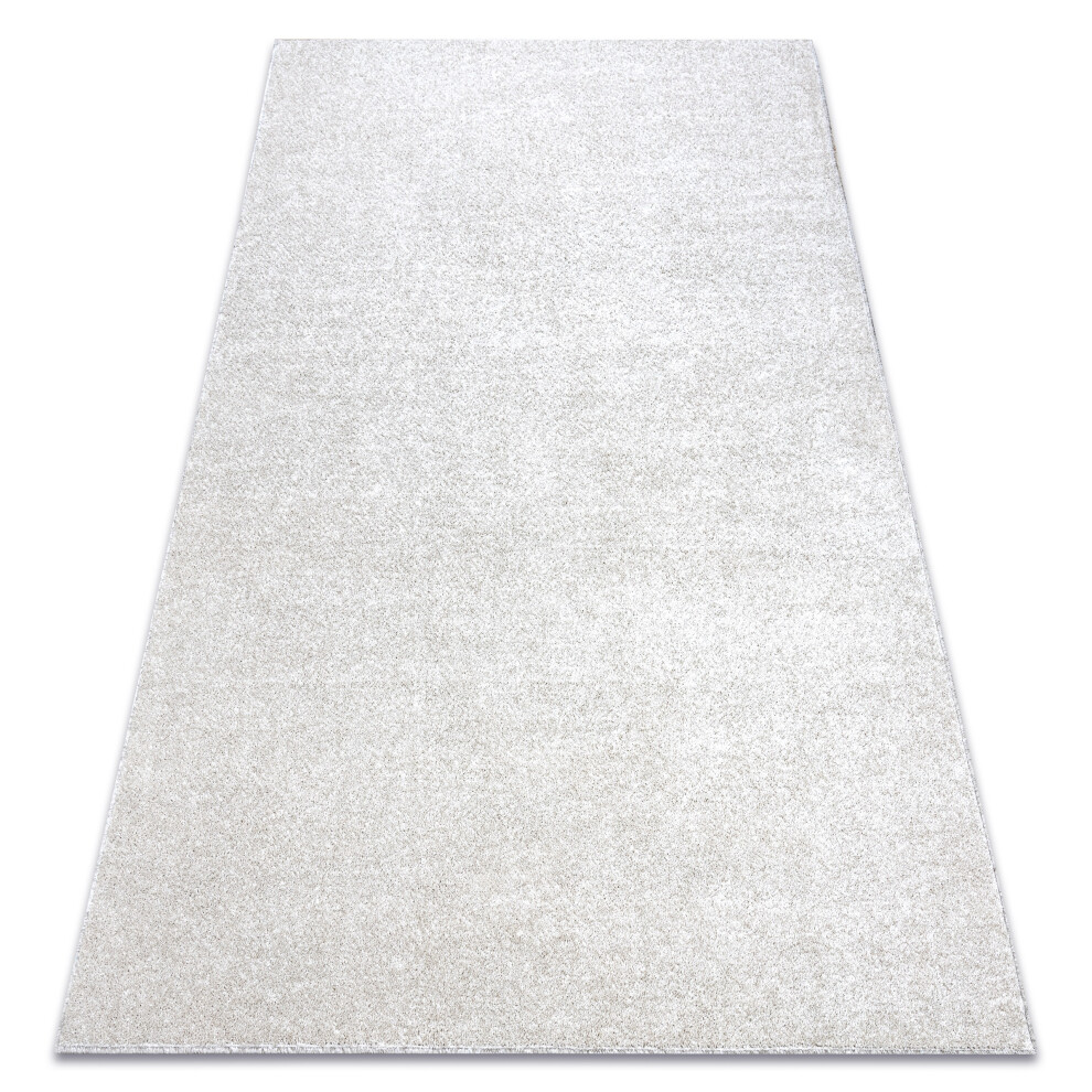 Carpet Wall-To-Wall Santa Fe Cream 031 Plain, Flat, One Colour 200X450 Cm 5902921075196