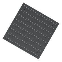 Pegboard Wandorganizers Paneel voor badkamer, keuken en-Zwart 2