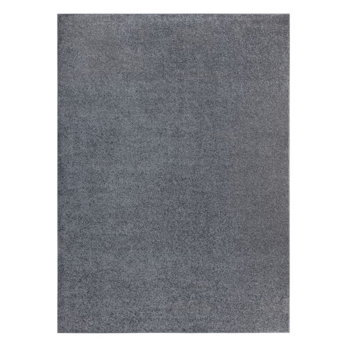 Carpet wall-to-wall  SANTA FE grey 97 plain, flat, one colour 100x250 cm 2