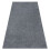 Carpet wall-to-wall  SANTA FE grey 97 plain, flat, one colour 200x400 cm 1