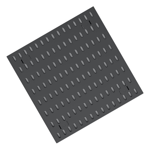 Versatile Pegboard Wall Mount Organizers For Bathroom-Black 2