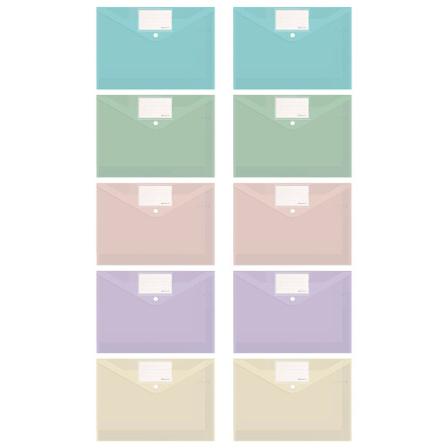10 Pcs A4 Clear File Folder Paper Storage-Thickened style two