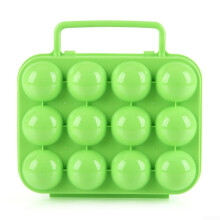 Sophisticated 12 Cavity Green Egg Storage Box for Safe Transport and Protection Against Damage