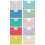 10 pièces organisateur de documents clair A4-Bleu transparent 2