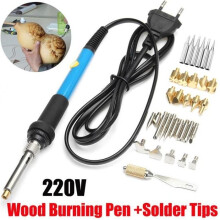 TEMPSA 35 Stück 220V 60W Holzbrennstift-Ersatzlötspitzen