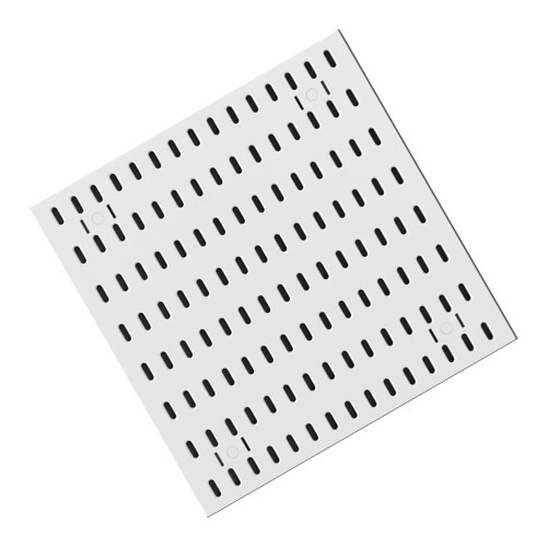Praktisch gereedschap Gratis installatie Pegboard Rack-Wit 2
