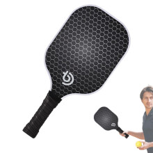 Paddle Set with Bag  Carbon Fibre Paddle with Bag Racket  Comfort Grip Pickle Ball Set NonSlip Honeycomb Core Outdoor Accessories for Men Single