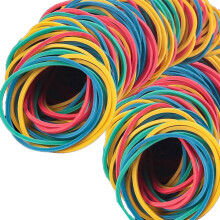 400 Colorful Rubber Bands 25/38/60mm Mixed Sizes Home Kitchen