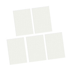 Pack Of 5 Notepads with 60 Pages-30 square pages