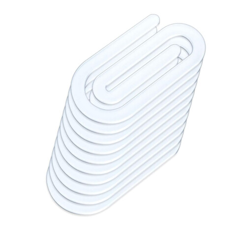 20 Pcs DIY Acrylic Paper Clips Blank Bookmarks Large-B