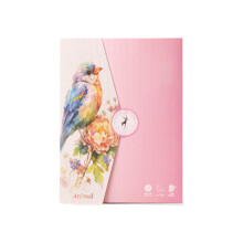 Coloring Book with Watercolor Set Watercolor Painting-Animal